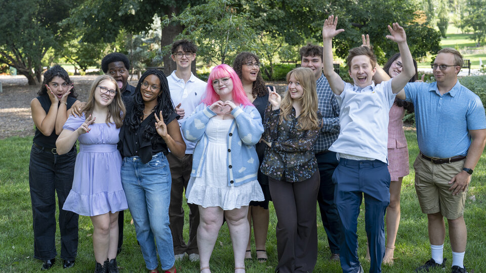 2025-2026 Hall Government group photo.
